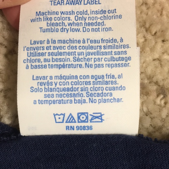 NWOT deep navy, 100% cotton “barre.crawl” tank - size M - Picture 7 of 10